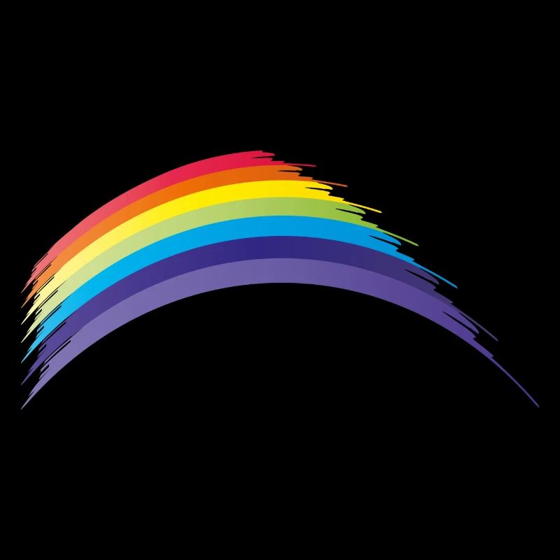 rainbow arc-en-ciel abstrait dans les couleurs chakra