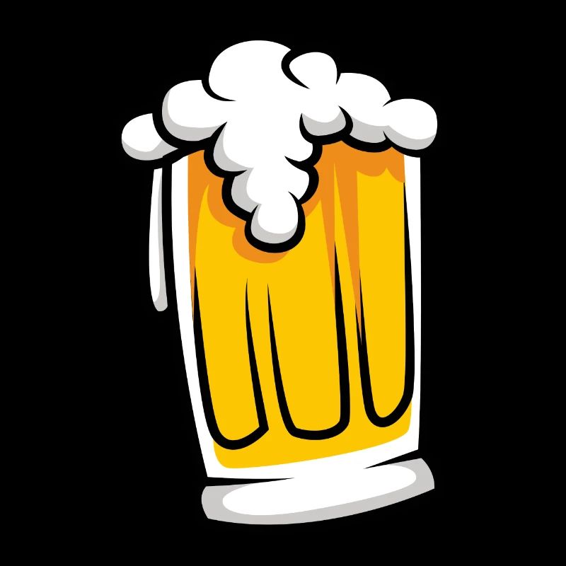 Bierglas Symbol Comic