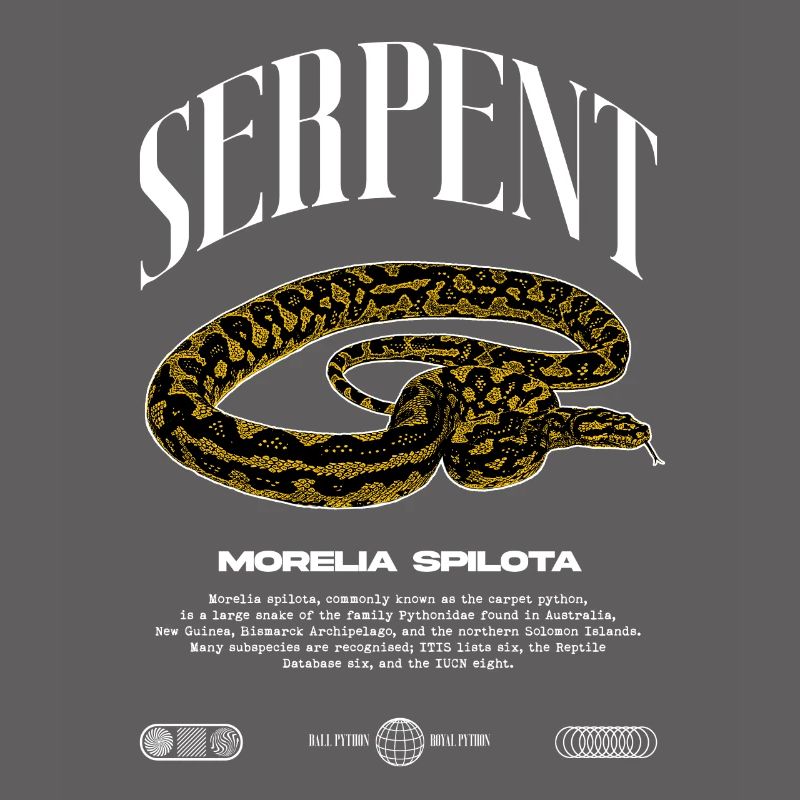 Carpet Python Modern Reptile Keeper Streetwear