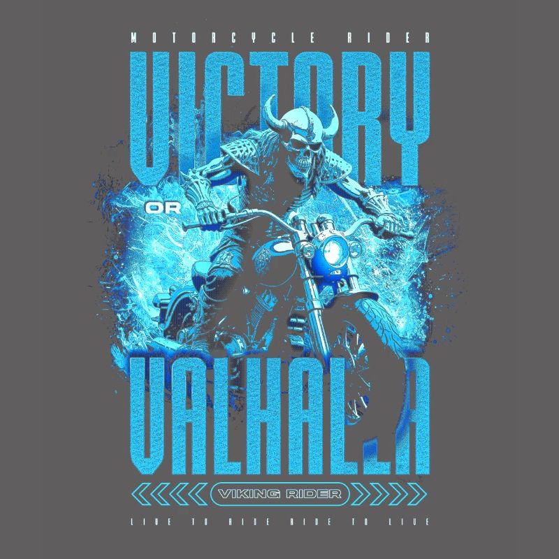 Motorrad Nordische Wikinger Sieg Oder Walhalla