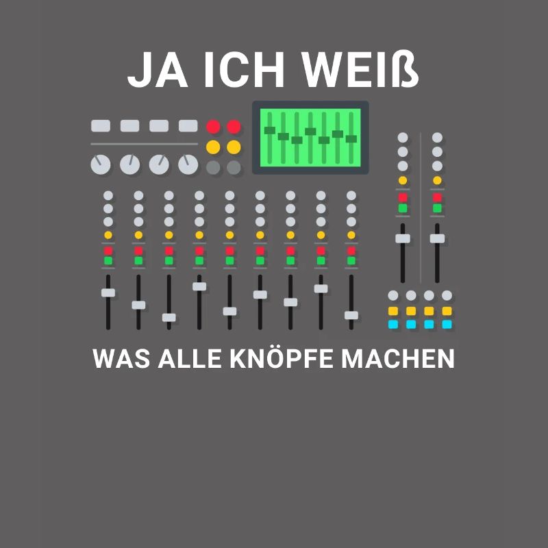 Tontechniker Engineer Mischpult Tontechnik