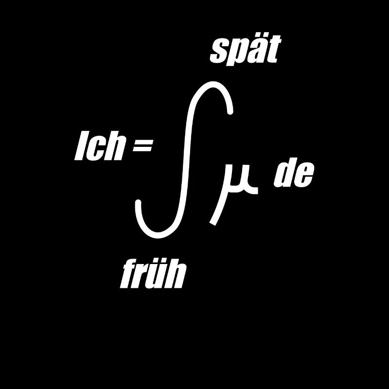 Müder Mathematiker Integral Mathematik Mathe
