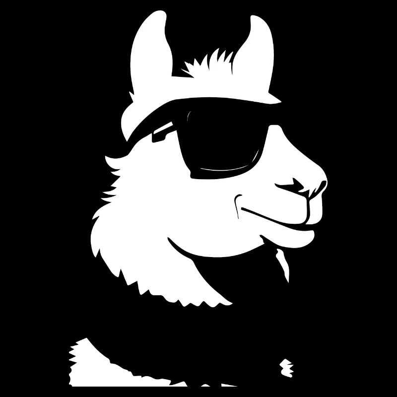 Funny Alpaca Wearing Sunglasses Cool Alpacas