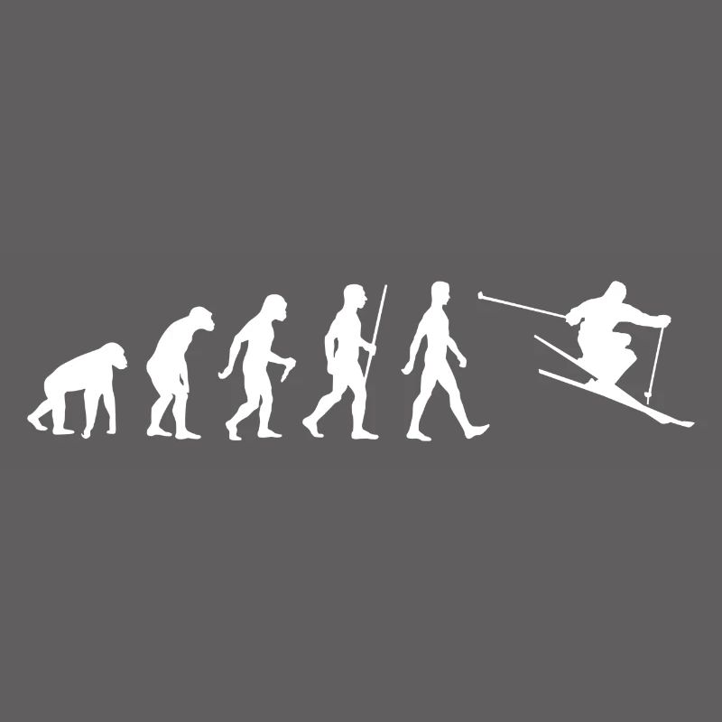 Skiing Evolution Skier Development Ski