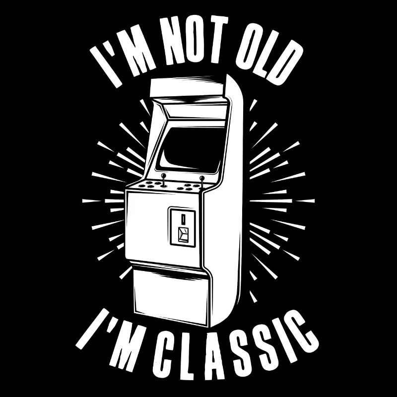 Nicht alt, ich bin klassisch Arcade-Spiele-Konsole
