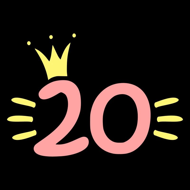 20 Geburtstag Krone