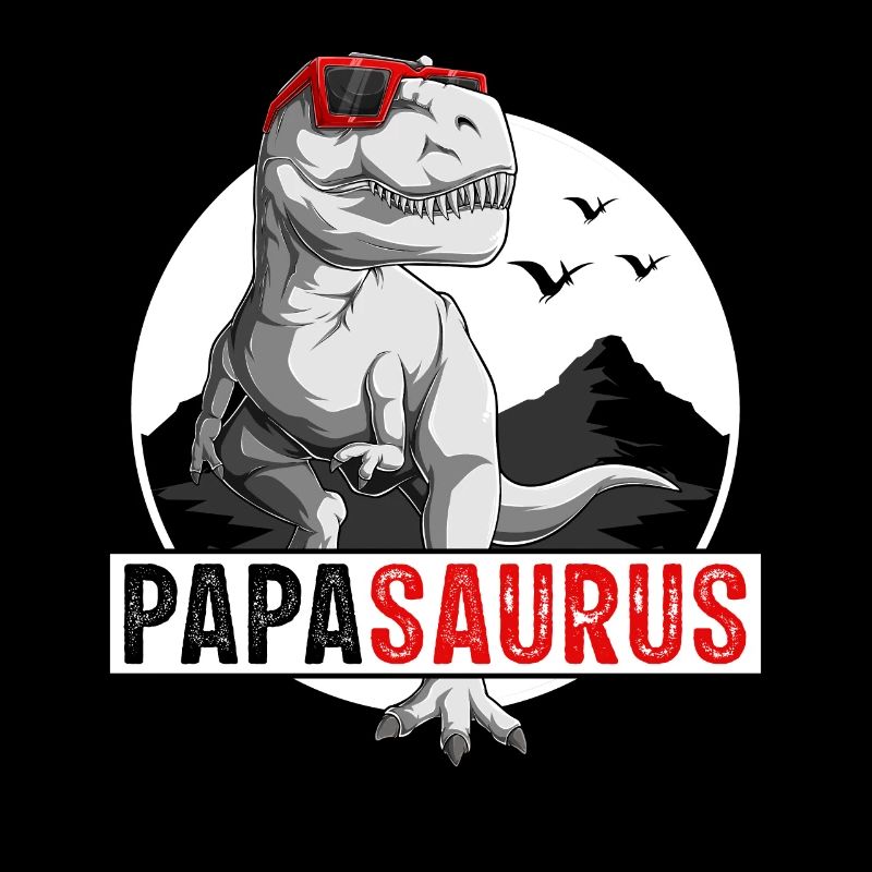 Papasaurus Rex Idée Cadeau Papa Dinosaure