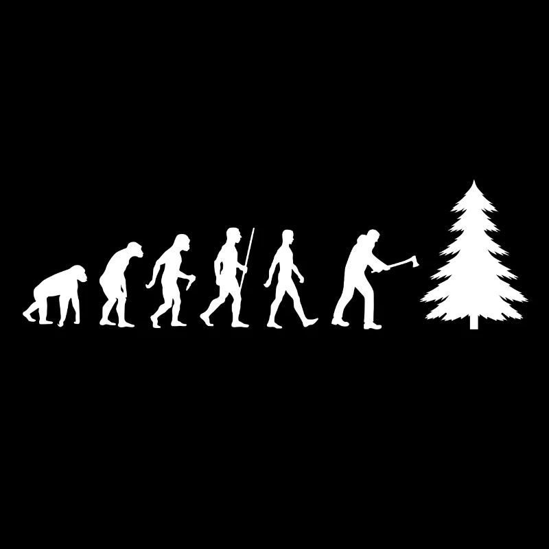 Travailleur forestier forestier évolution bûcheron