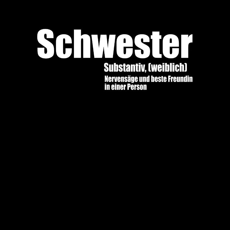 cooles Schwester Geschwister beste Geschenk