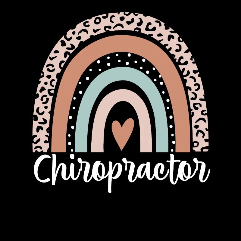 Chiropractor Rainbow Leopard Funny Chiropractor