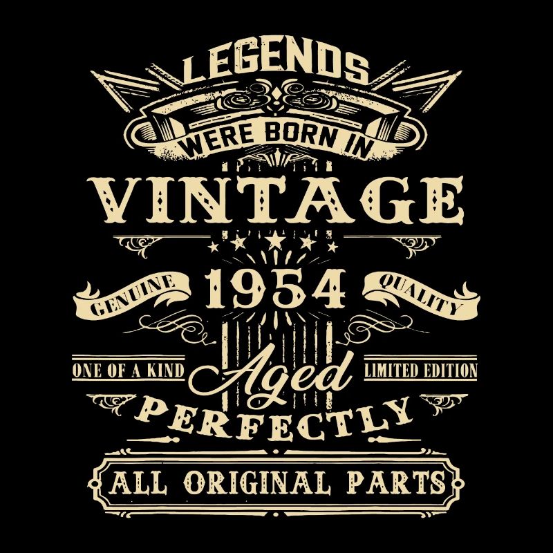 68th Birthday Gift For Legends Born 1954 68 Yrs Ol