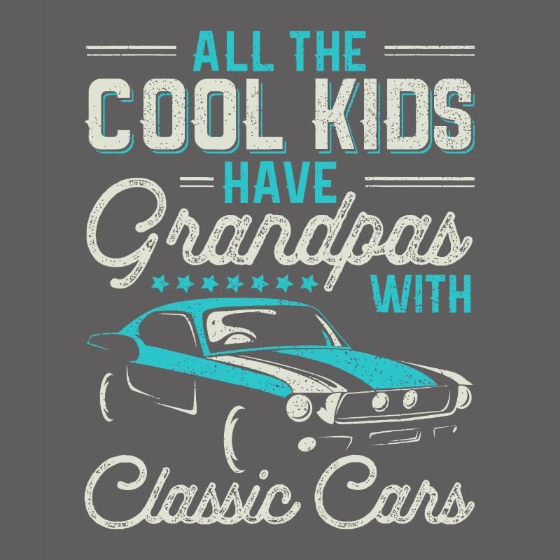 Opas mit Oldtimern Oldtimer Guy Gra