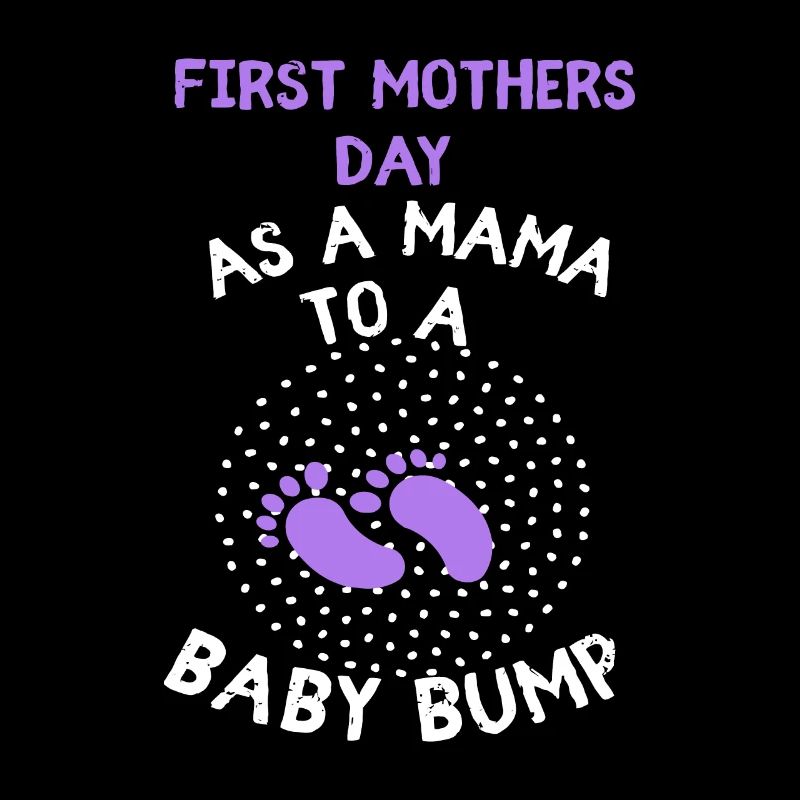 Mama Ankündigung Baby Bump Mama wird erste Mutter