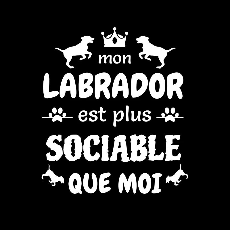Mon labrador est plus sociable que moi