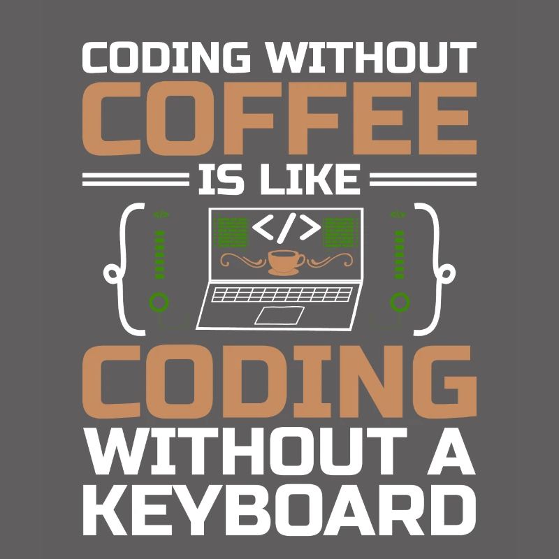 Kaffee-Codierung Programmierer Programmierer Entwickler Nerd Coff