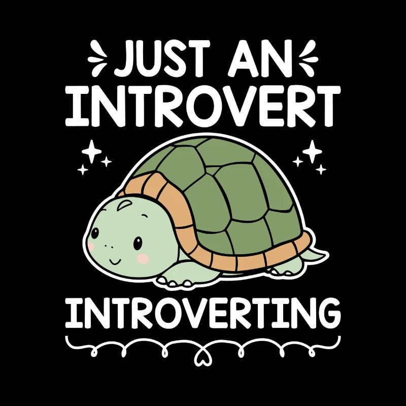 NUR EIN INTROVERTIERTER INTROVERTIERTER Spruch für