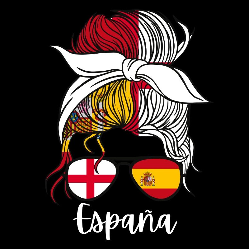 España Halb Spanisch Halb Englisch Mädchen Spanien
