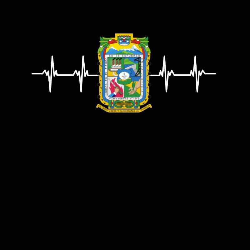 Drapeau mexicain mexicain Puebla