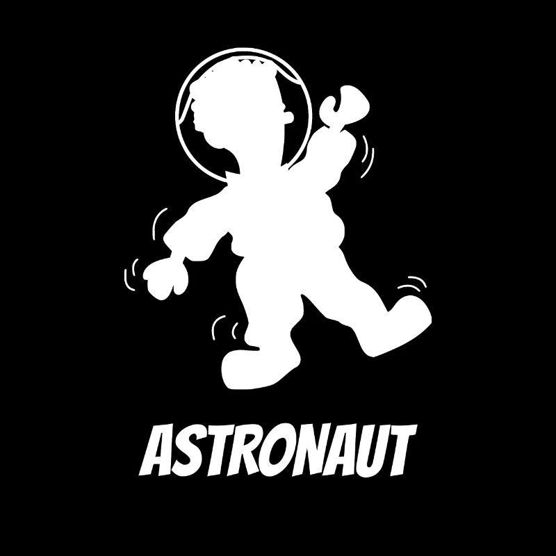 Astronaute cadeau drôle de voyage dans l'espace