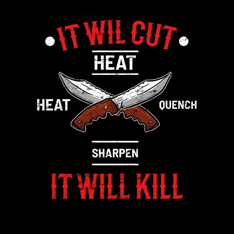 couteau forgé de forge