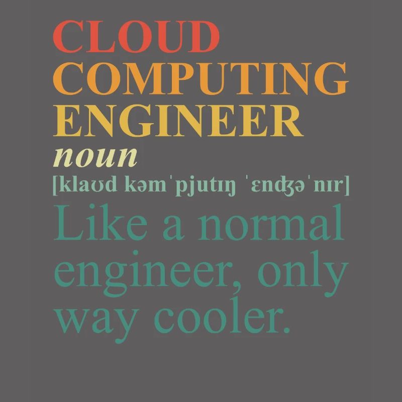 Cloud Computing Engineer Definition Retro Computer