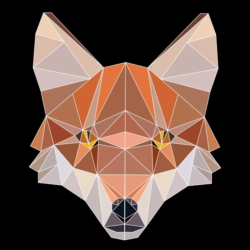 Tshirt polygonal Design Symmetrical Triangular