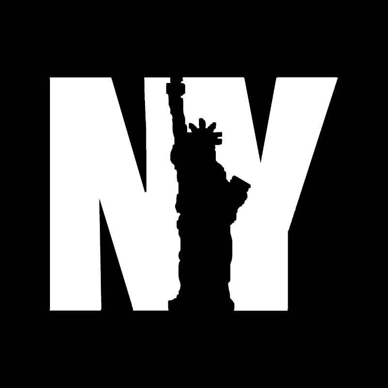 NY statue bright design