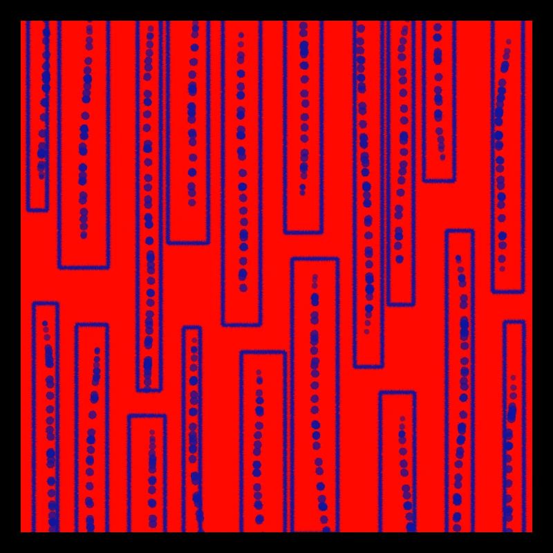 red blue design