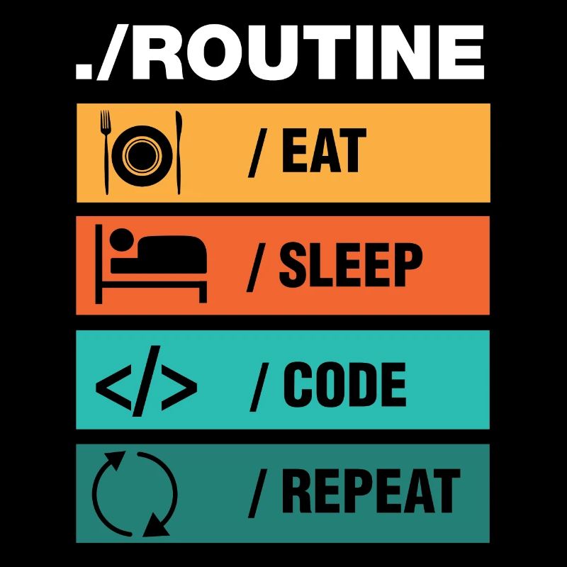 Eat Sleep Code Repeat Programmeur