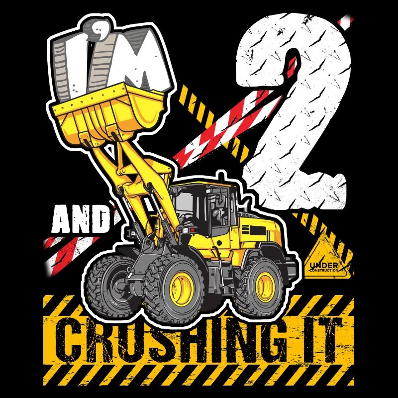 I'm 2 & Crushing It 2nd Birthday Boys Bagger