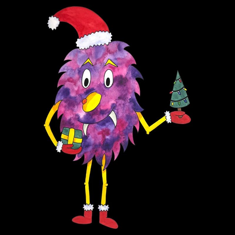 Monstre De Noël, Monstre Mignon, Noël