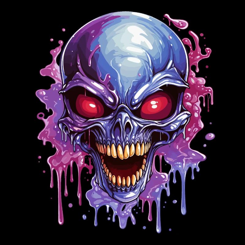 Slippery Alien Skull