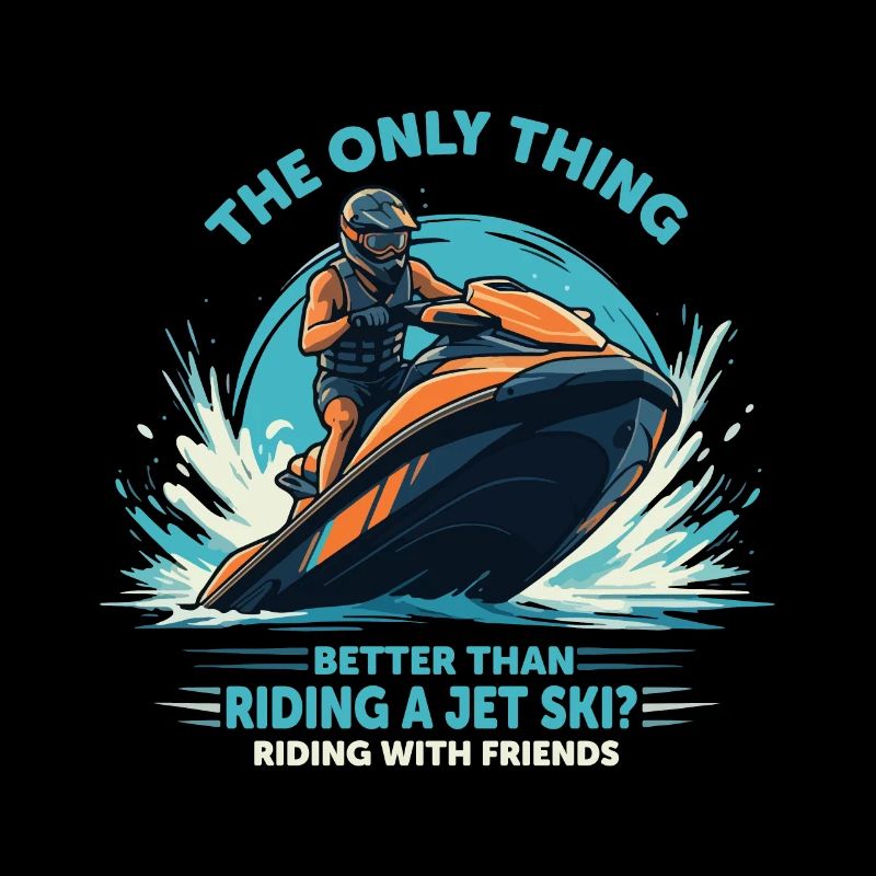 La seule chose meilleure que de faire du jet ski ? Monté