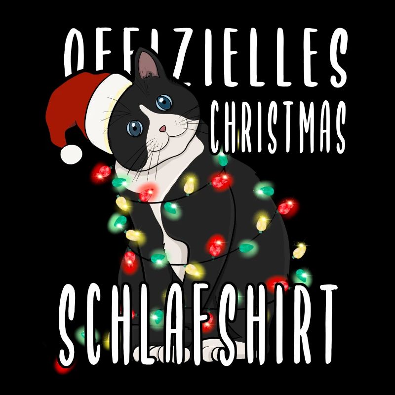 Chemise de couchage de Noël pour chat