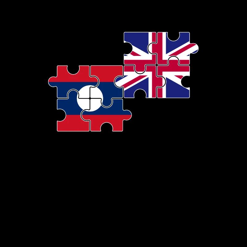 Laos Drapeau du Royaume-Uni Laotien britannique