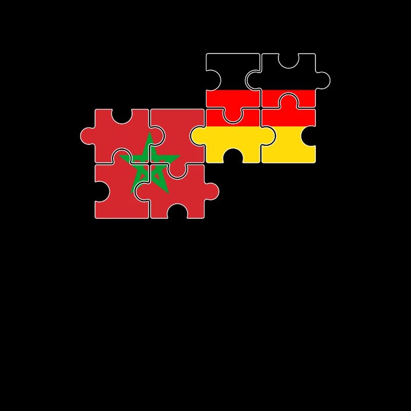 Morocco Germany Flag German Moroccans