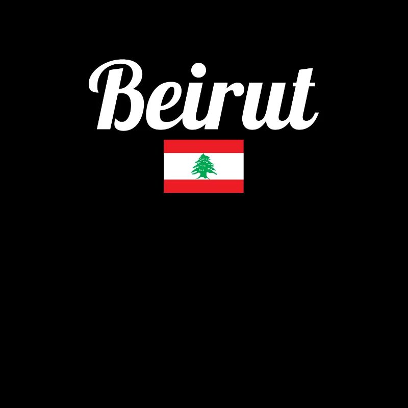 Beirut Libanon Libanesische Flagge Libanese