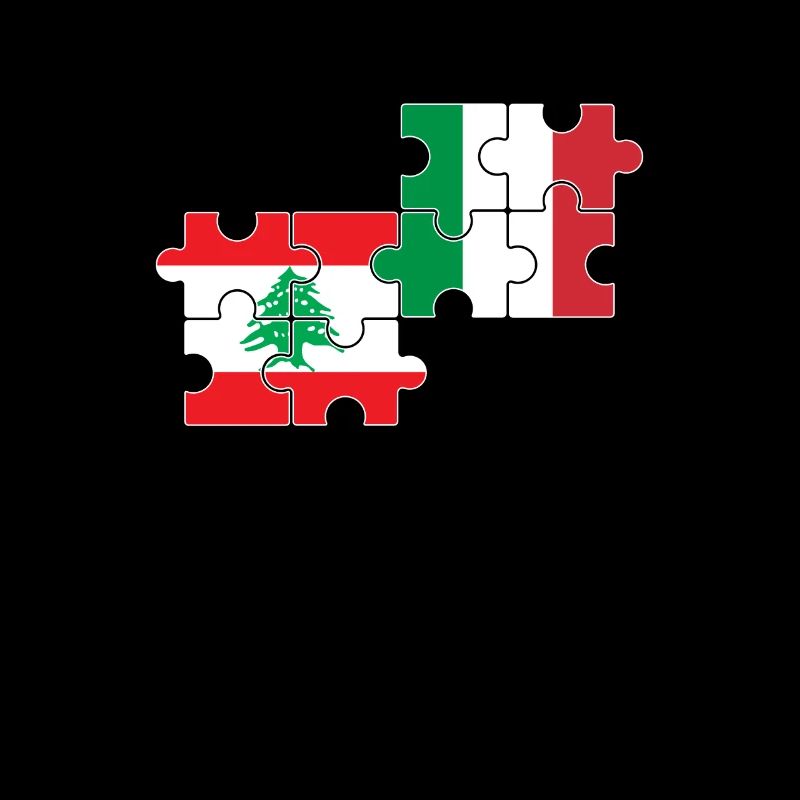 Drapeau du Liban, de l’Italie, du Liban