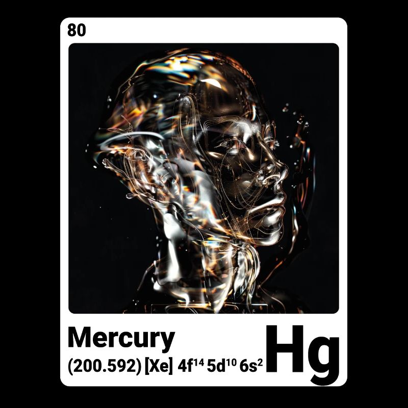 Mercure - Hg - Élément chimique 080