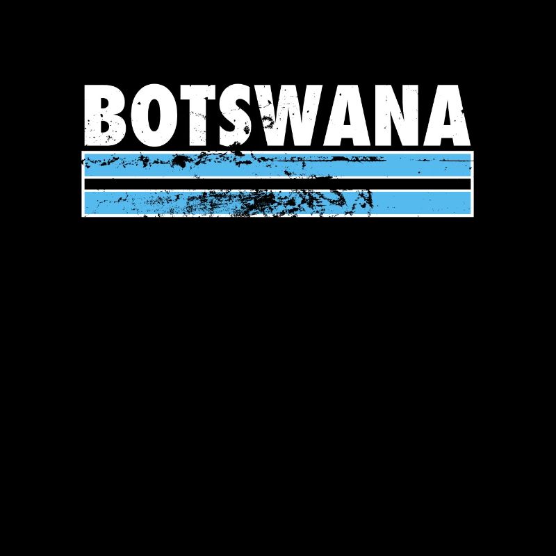 Botswana Botswana Vintage Botswana Drapeau du Botswana
