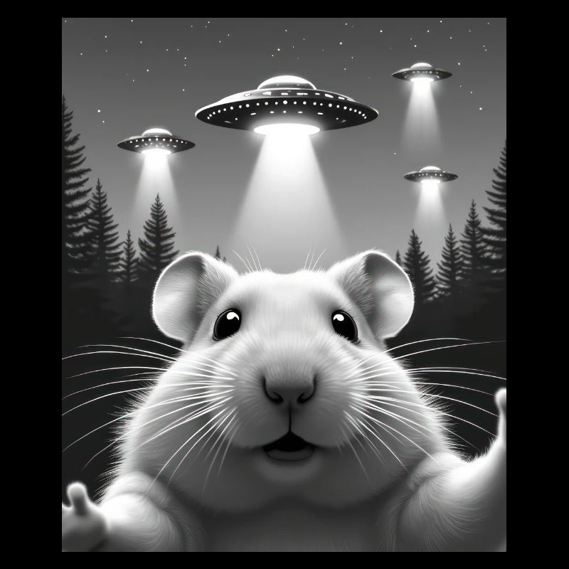 UFO Funny Hamster