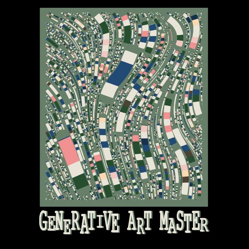 Code d’image de programmation de maître d’art génératif