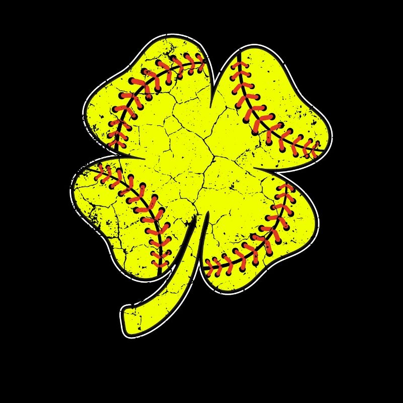 Baseball St Patricks Day, trèfle feuille, trèfle