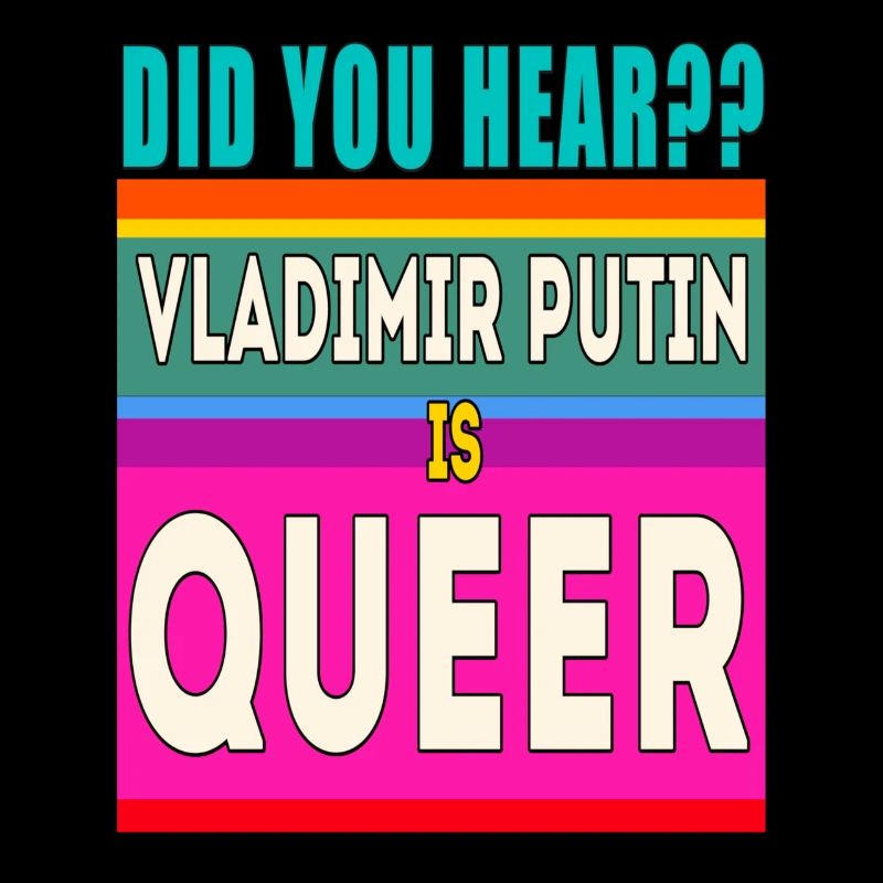 Pride Mad Vlad est un design queer de Poutine
