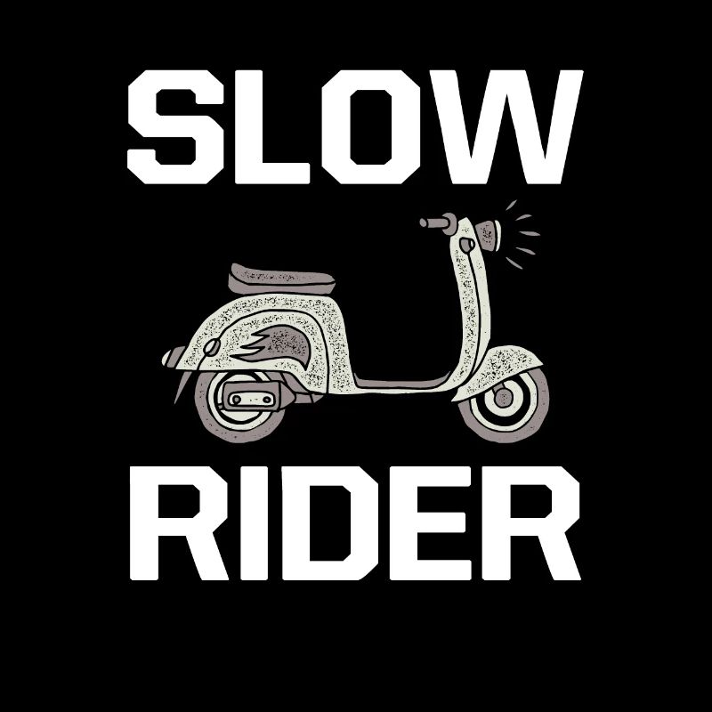 Slow Rider Bike Roller Rollerfahrer Rollerfahren