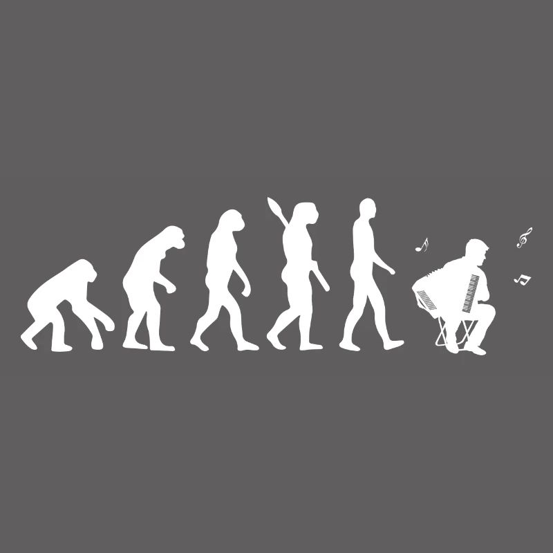 Akkordeon - Evolution des Menschen, Darwin