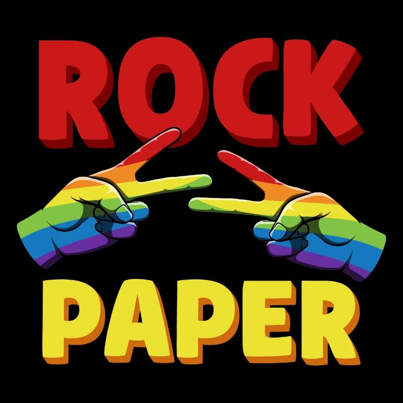 Roche papier / Jeu à main pierre ciseaux papier