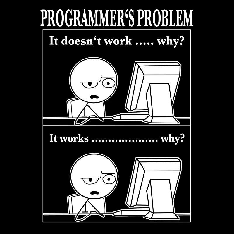 Programmierer Informatiker Lustiges Cartoon T-Shir