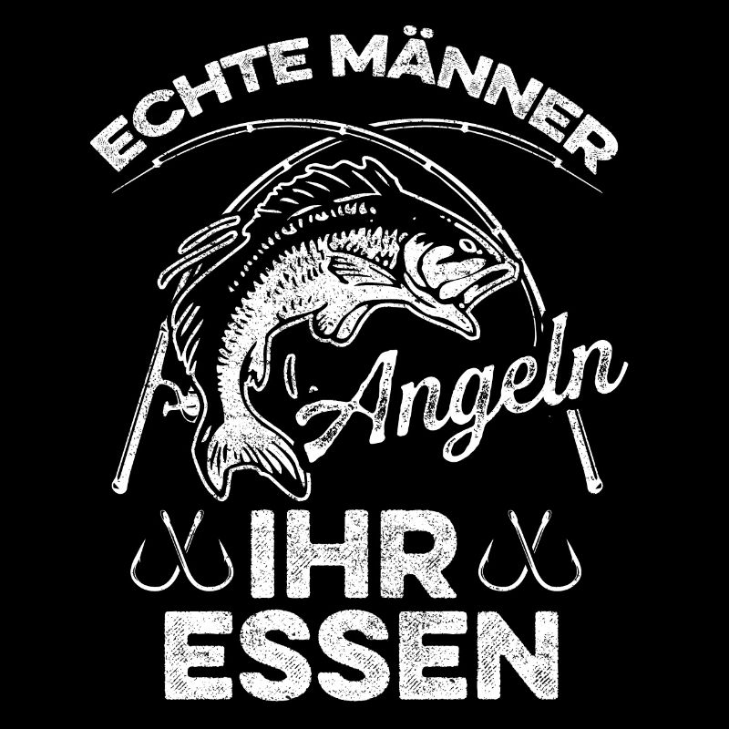 Echte Männer angeln ihr Essen