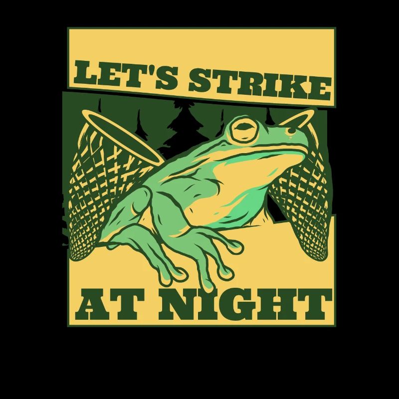Let's Strike At Night Toad Tadpole Frog